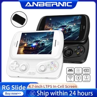 Consola de juegos portátil Anbernic RG Slide pantalla integrada LTPS de 4,7 pulgadas reproductor de videojuegos Android 5000mAh compatible con salida de puerto 1080p