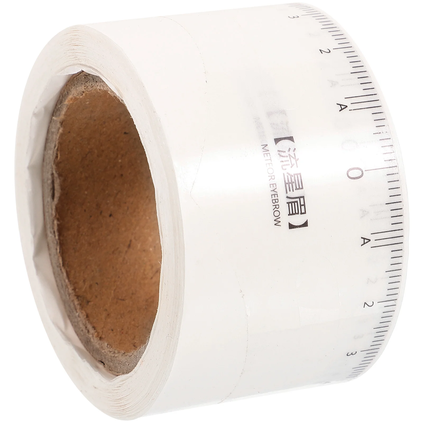 1 rollo de cinta métrica de cejas de PVC, plantilla de posicionamiento profesional para cejas simétricas, herramienta de mapeo de dibujo fácil, moldeador de cejas