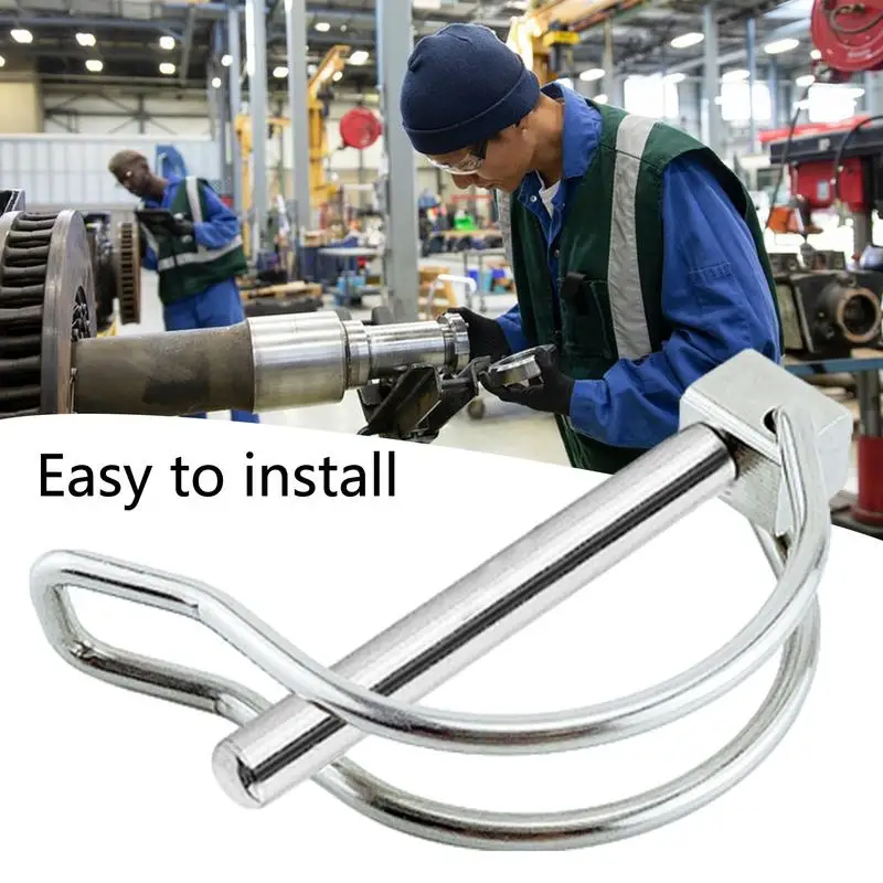 تحميل مزلاج دبوس الثقيلة مقطورة قفل دبوس الفولاذ المقاوم للصدأ المقرنة دبوس الأمان وصلة وصلة مقطورة دبوس بطانة دبابيس التأمين دبوس