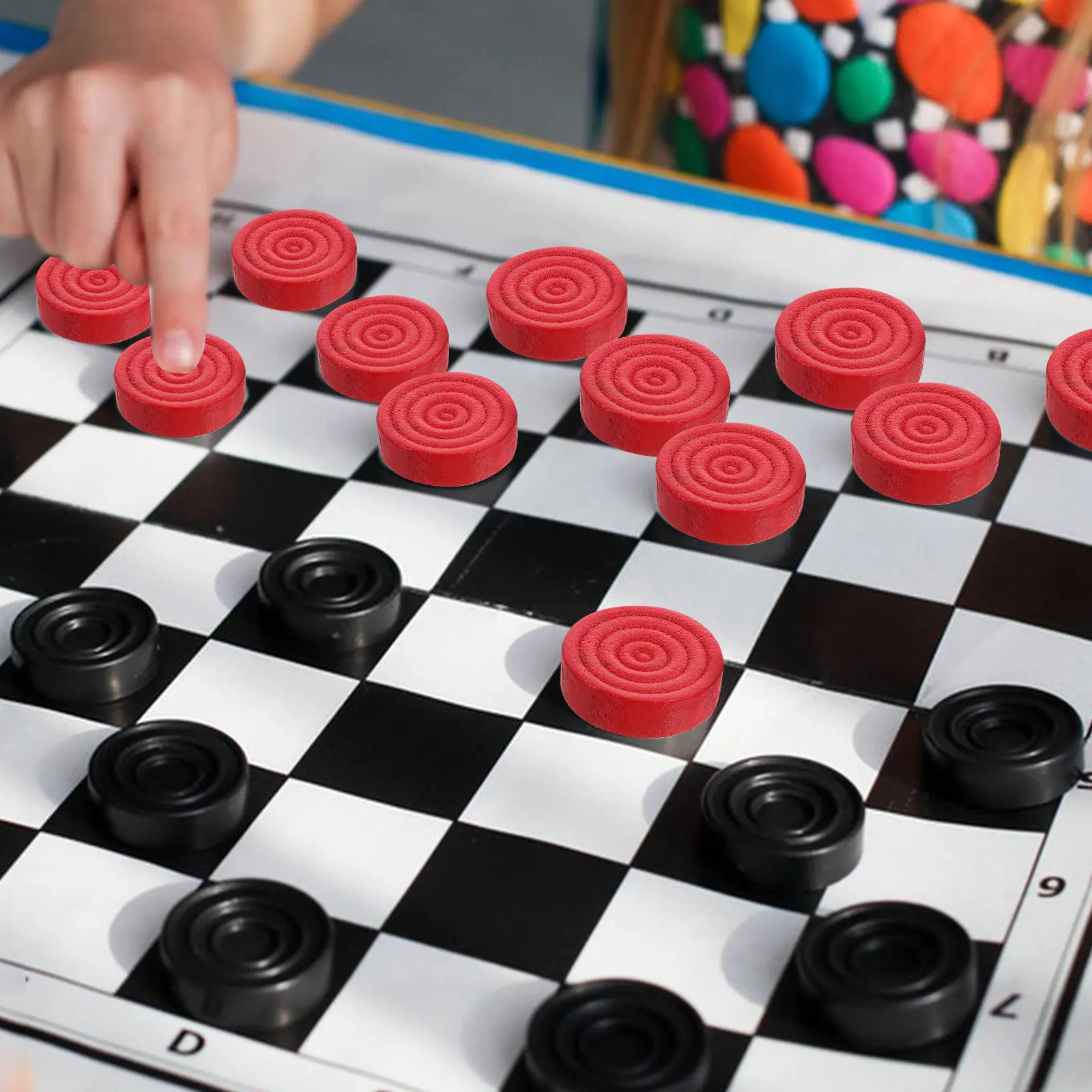 

24 шт. деревянных фишек для нард, круглые, легкие, аксессуары для настольных игр, реквизит для вечеринок, декор