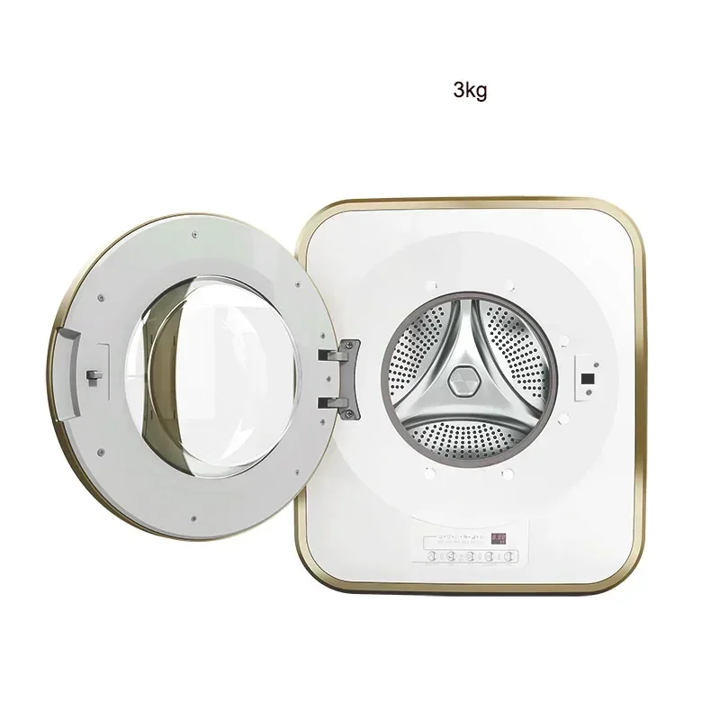 Desktop Electric 3kg Small Compact Portable Durable Washing Machine Mini Automatic Baby Wall Mounted Washing Machine Clothes Was