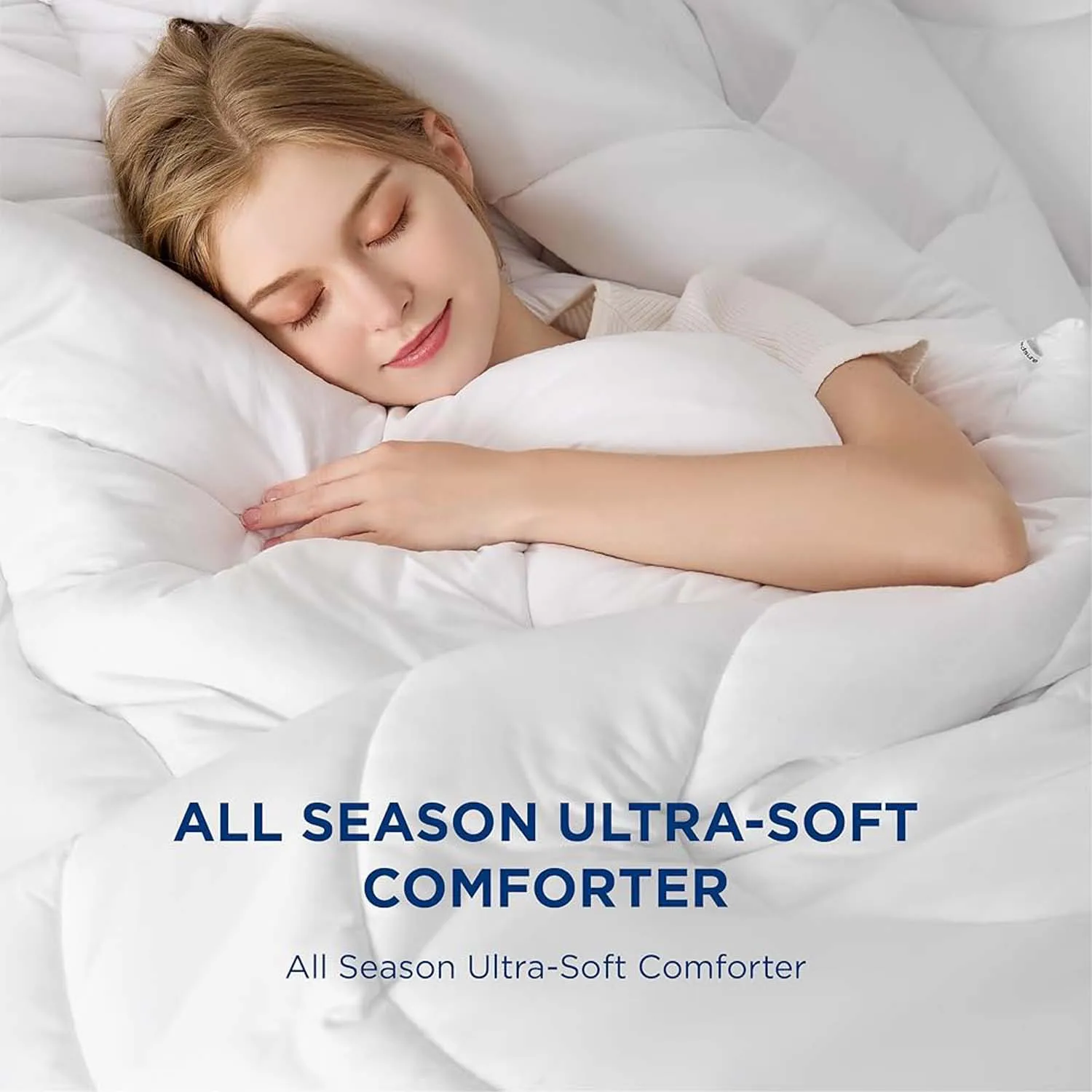 WQSPRING الأبيض ألياف الخيزران لحاف فندق المعزي حاف إدراج أربعة مواسم لحاف مضاد للجراثيم لينة الدافئة تنفس الفراش #4