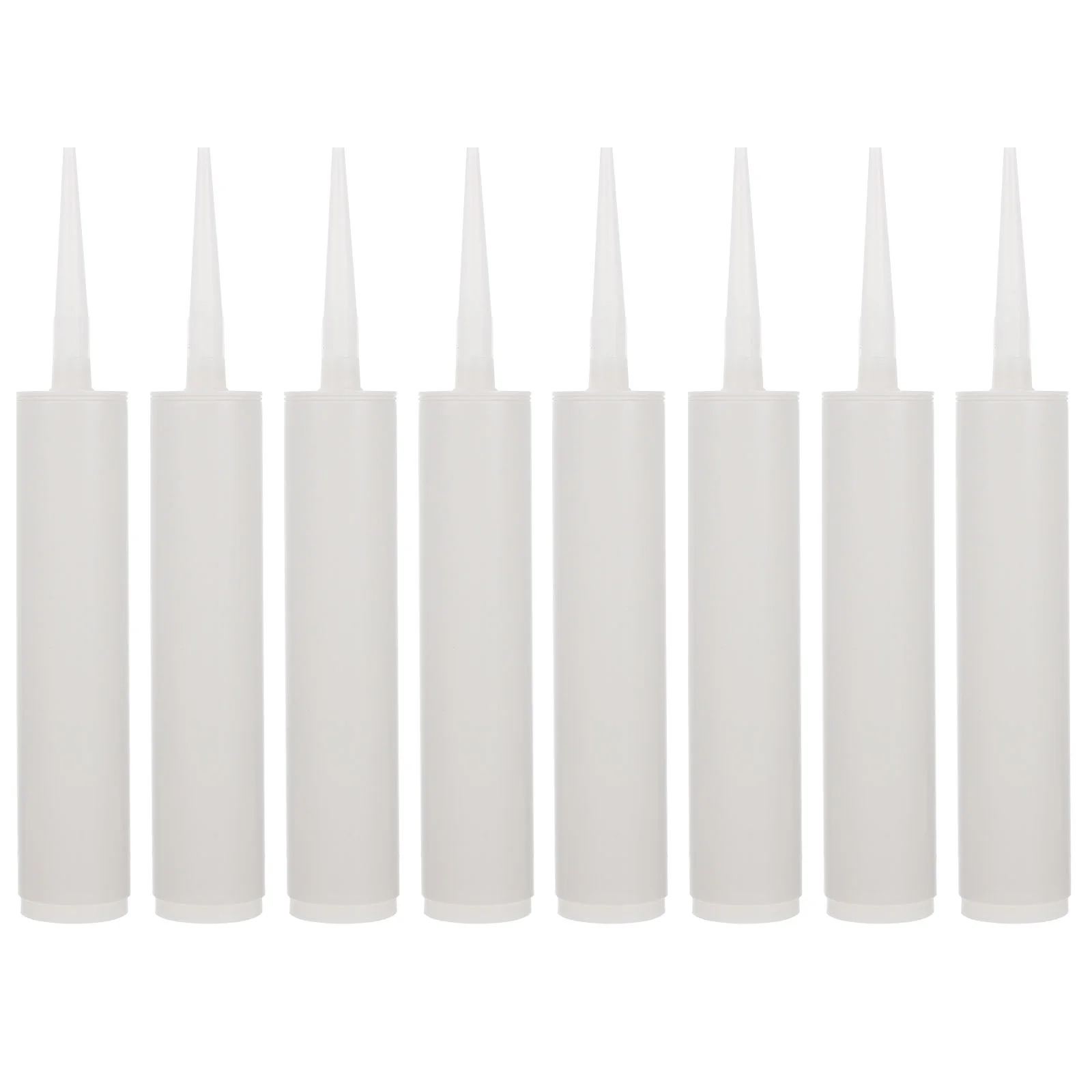 

8pcs 300ml Glass Glue Empty Tubes Strong White Color For Doors Kitchens Bathrooms Tanks Sinks Easy Use Quick
