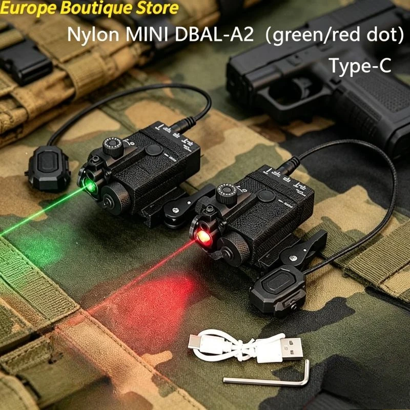 Mini Taktisches Rotpunkt-Grün-Laser-Visier 2,5 mm Zielindikator Passend für 20 mm Picatinny-Schiene für AR15 M4 M16 AK47 Spielzeugpistole