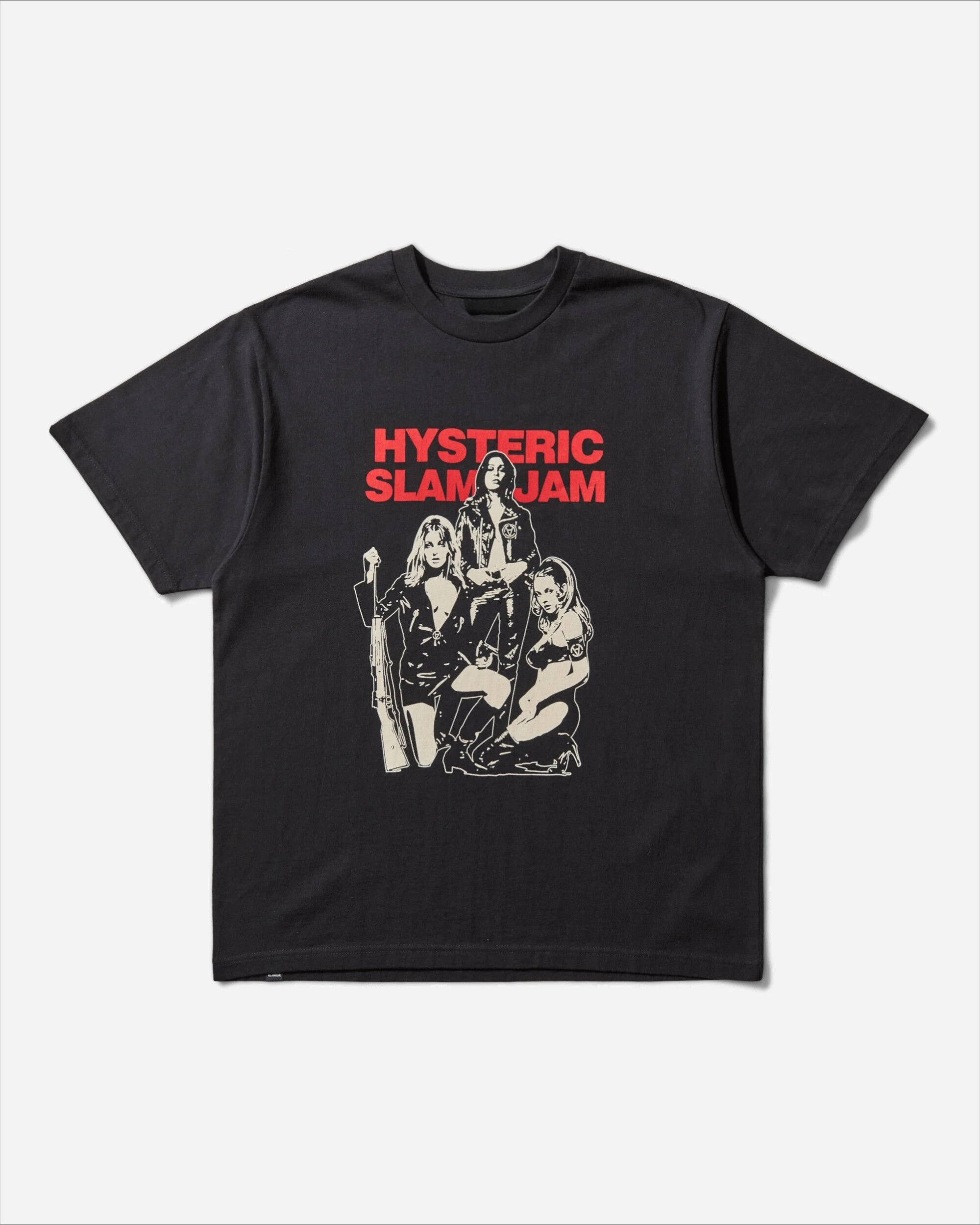 2026 New Hysteric SLAM JAM Family Matching Oversized Unisex Streetwear T Shirt Retro Group Figure Print Short Sleeve Casual Tees