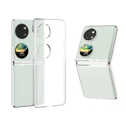 Transparent PC Hard Shell Phone Case For HuaWei P50 Pocket 2 Shockproof Protection Cover