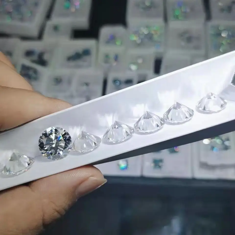 1.0~3.0mm D VVS Wholesale Lab Grown Diamonds Super White Stone Excellent Cut Factory Price No IGI Certificate For Jewllery