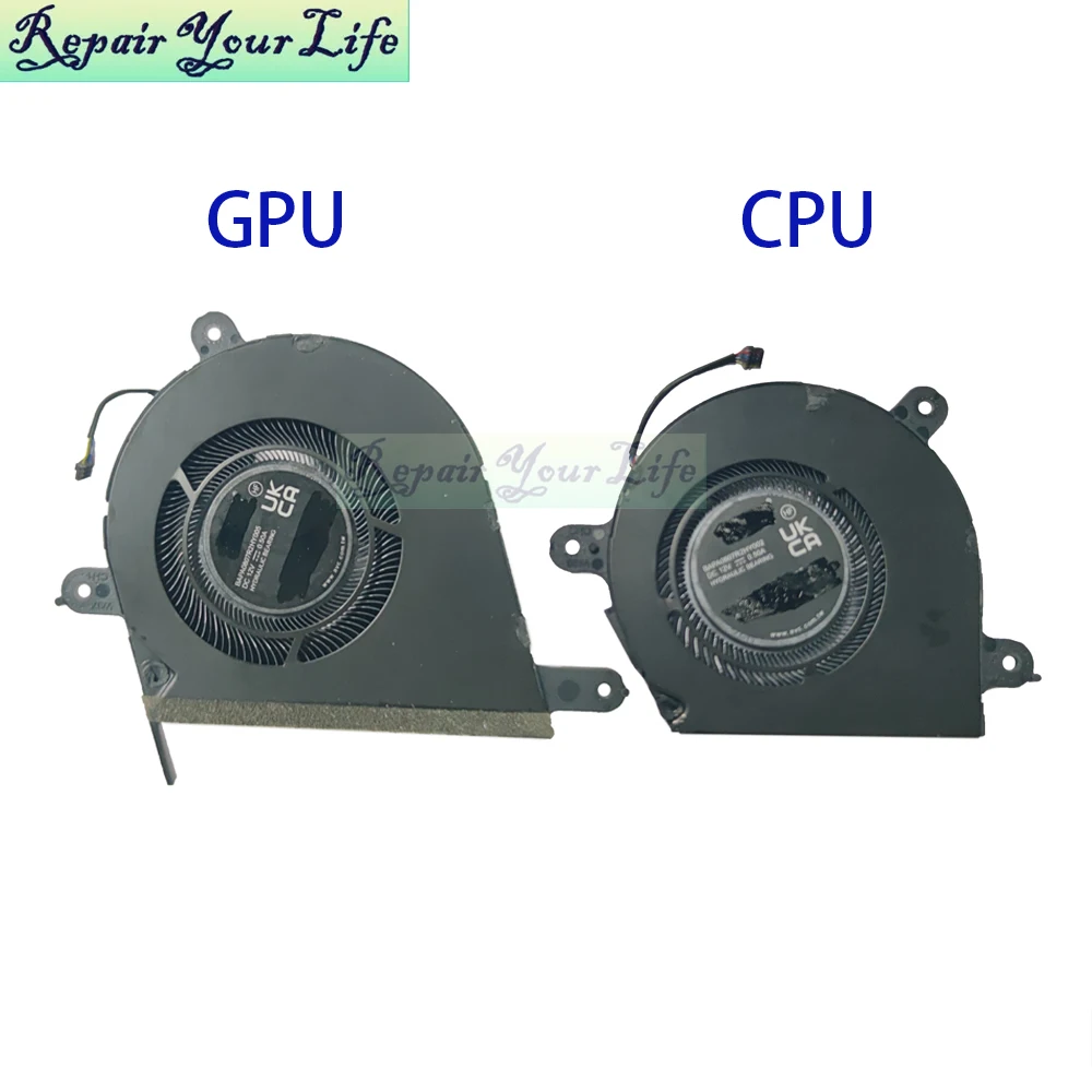 Notebook CPU GPU Cooling Fan For ASUS Zenbook Pro 14 UX8402 UX8402ZE UX8402ZA BAPA0607R2HY001 13NB0X80M20011 13NB0X80M19011 New