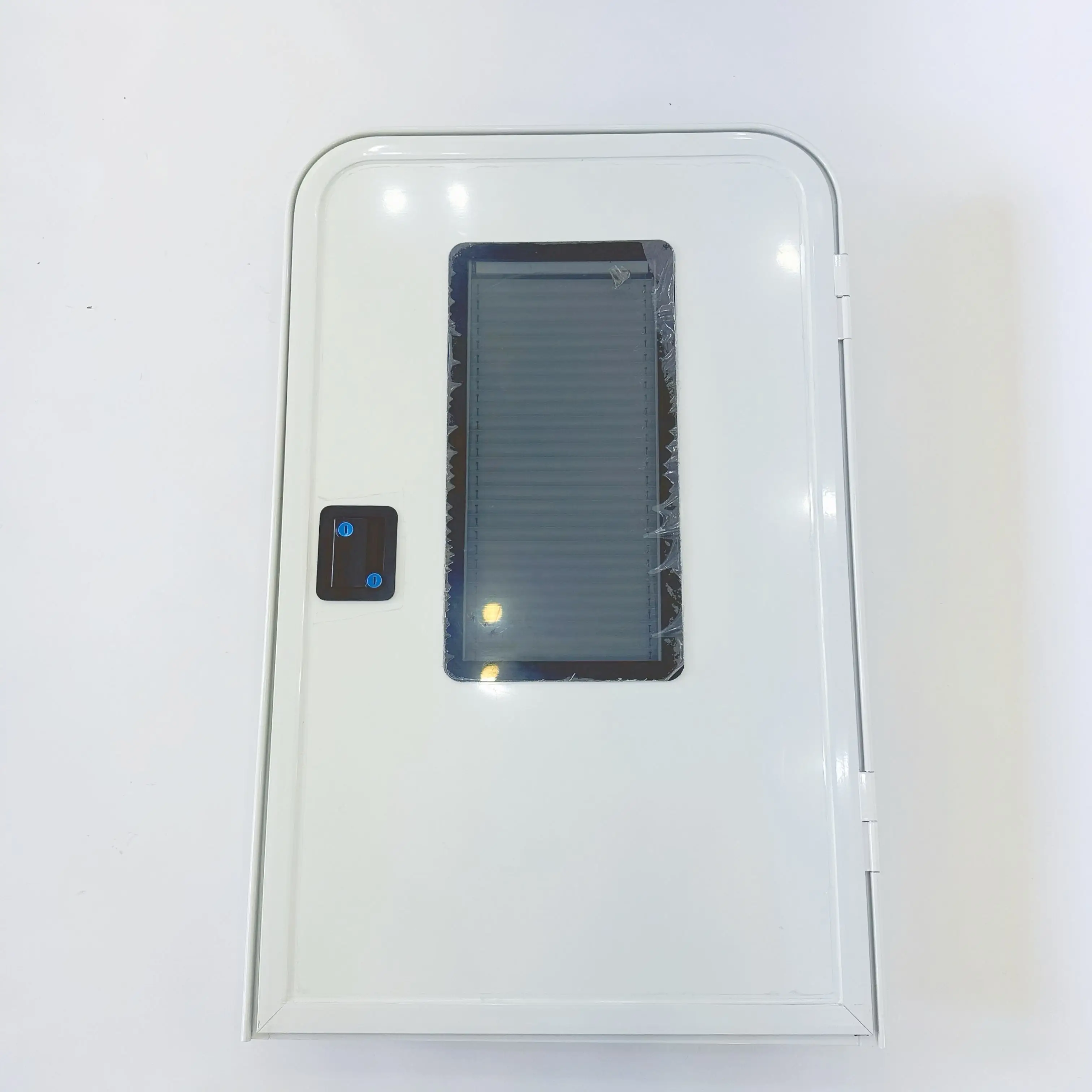 Luxury Modern Aluminum Alloy Door Frame RV Door with Single Knife Type Acrylic Glass for Caravan ECE Certified