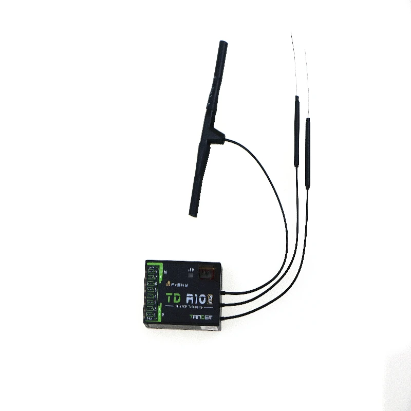 VoidFly 1pcs for FrSky TD R10 2.4GHz 900MHz Dual Frequency Receiver PWM Channel Receiver For Remote Control Airplane Helicopter