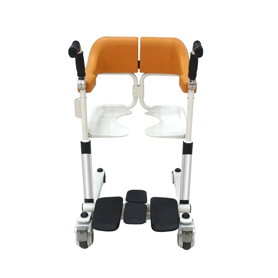 Multi functional shift machine, toilet chair, shower chair, disabled, elderly, fractured, lightweight, hand push for commuting