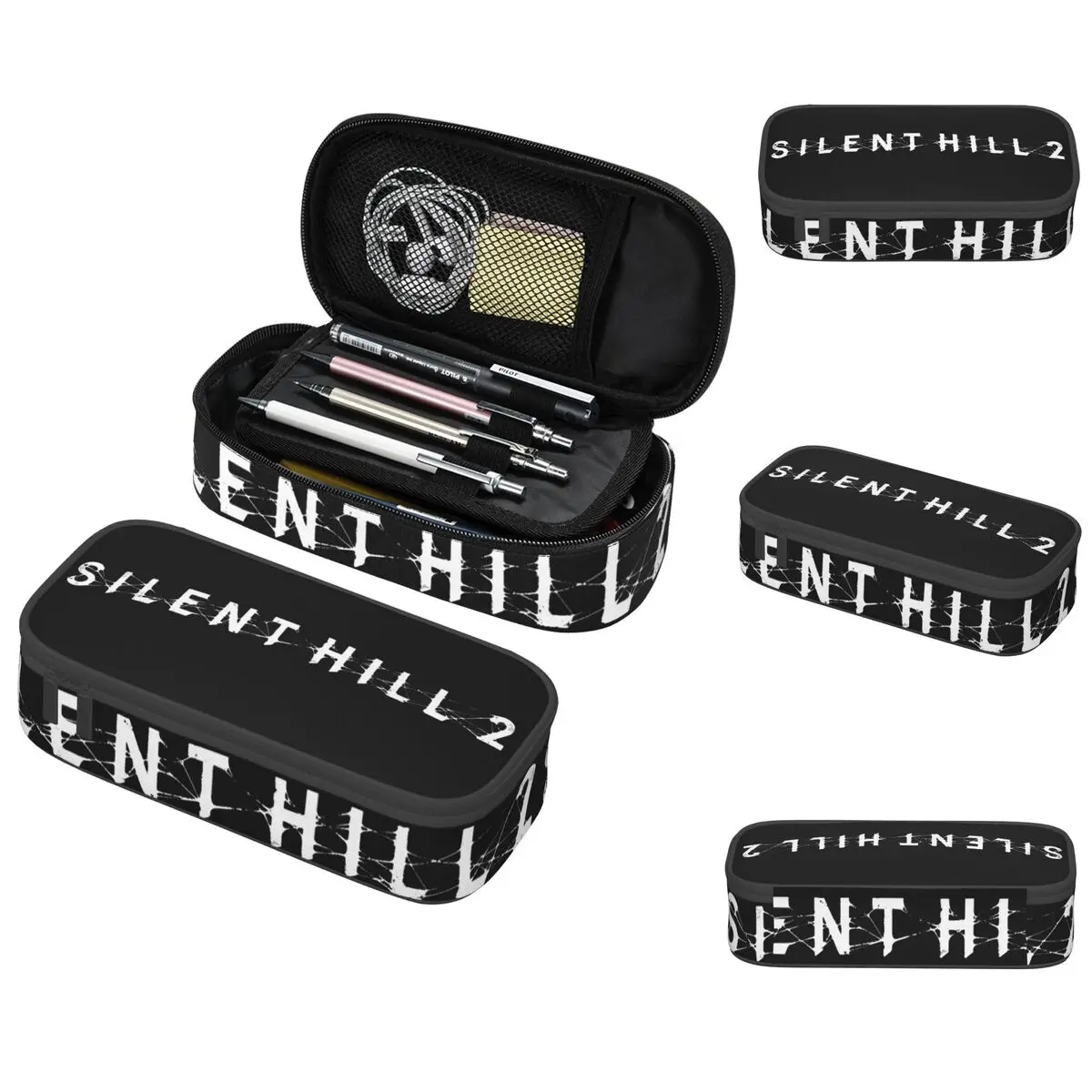 

Silent Hill F Horror Game Pencil Case for Students Gifts Pen Box Pencil Bag Stationery Supplies Pen Holder Bag