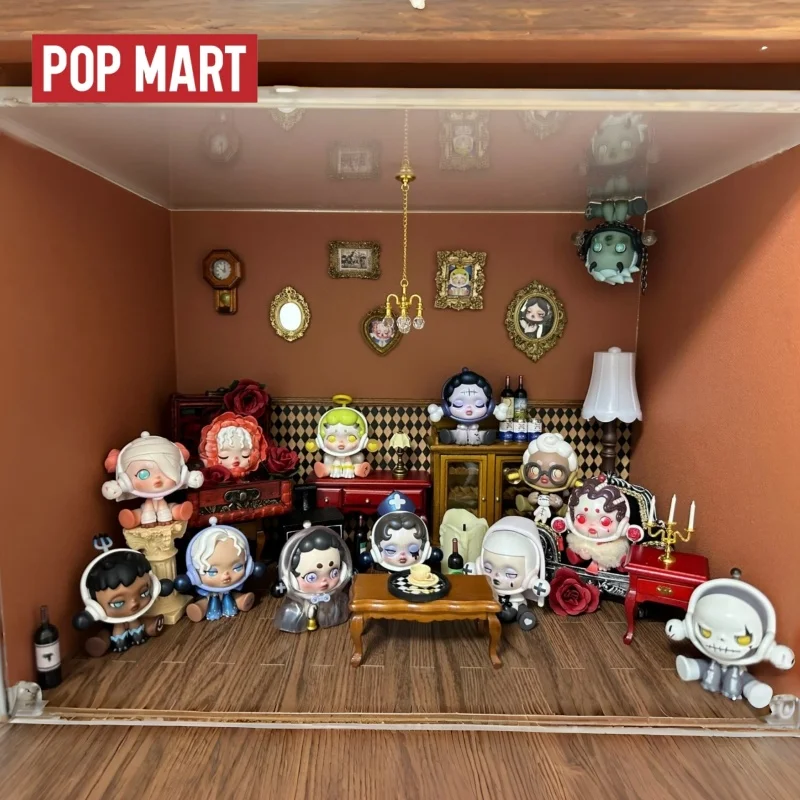 

Original Hot Selling POPMART SKULLPANDA Jungle Castle Serie Blind Box Dark Style Blood Red Rose Desktop Decoration Ornament Gift