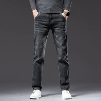 Autumn Winter New Business Men's Jeans Classic Fashion Stretch Washed Casual Denim Trousers Comfortable Straight Male pants 6 Autumn Winter New Business Men's Jeans Classic Fashion Stretch Washed Casual Denim Trousers Comfortable Straight Male pants 6