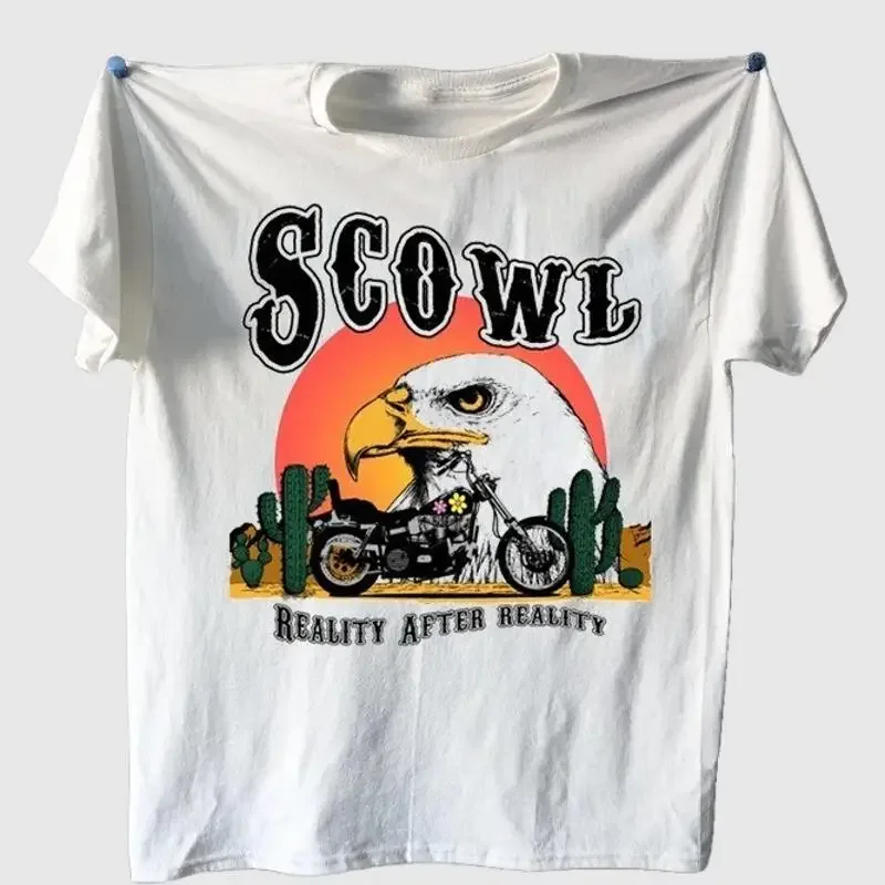 Scowl Rock Band White Artwork T Shirt Size S 3Xl
