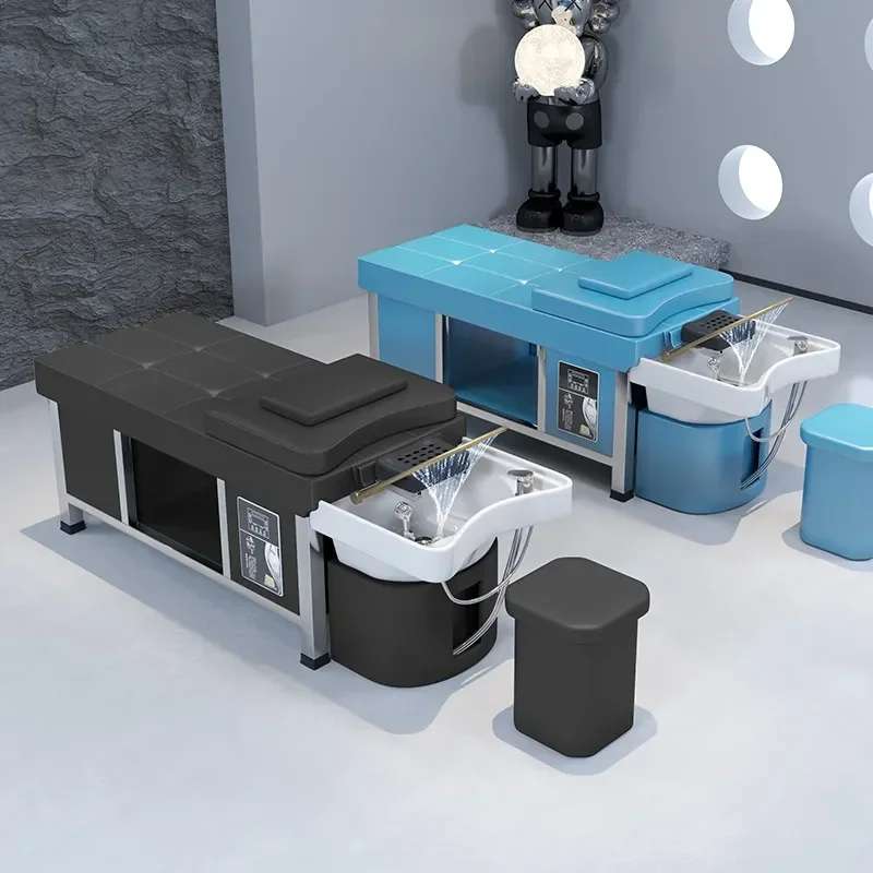 Bojo Head Treatment Bed with Ear Water Circulation Fumigation Thai Constant Temperature Shampoo Bed for Beauty and Hair