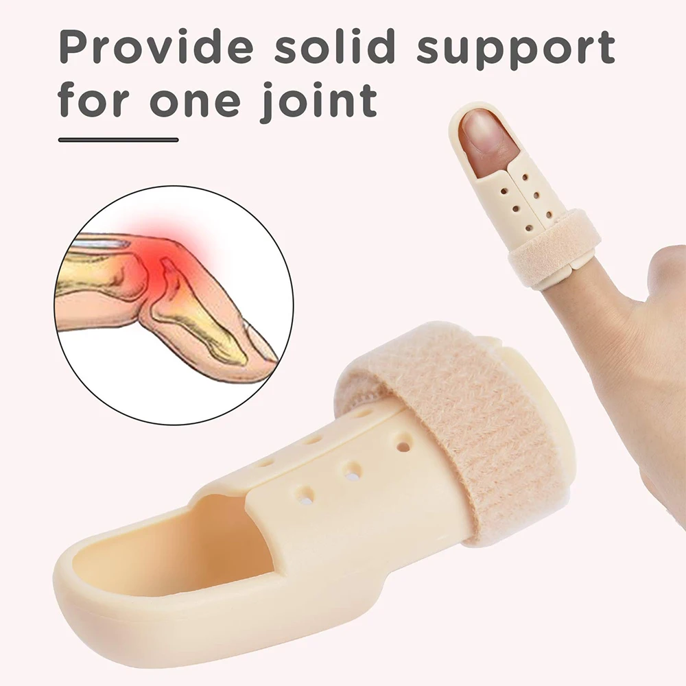 TIKE 1/2/5Pcs Finger Splint Brace Adjustable Broken Finger Joint Stabilizer Support Finger Protection Mallet Posture Corrector