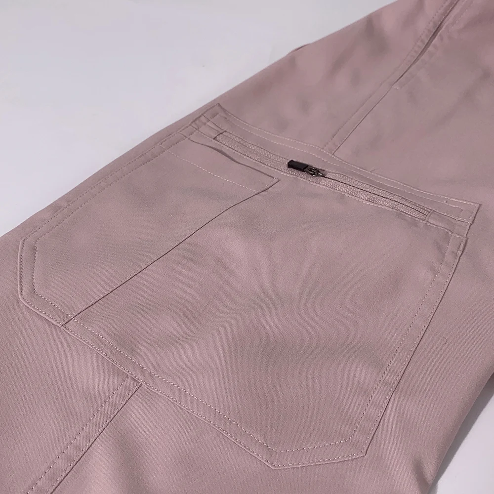 Hochwertiges, verdicktes, neues, schlankes, medizinisches Uniform-Set für OP-Saal, kurzärmeliges Krankenschwester- und Pflegezubehör, OP-Kittel XS-XXL – Detail 19