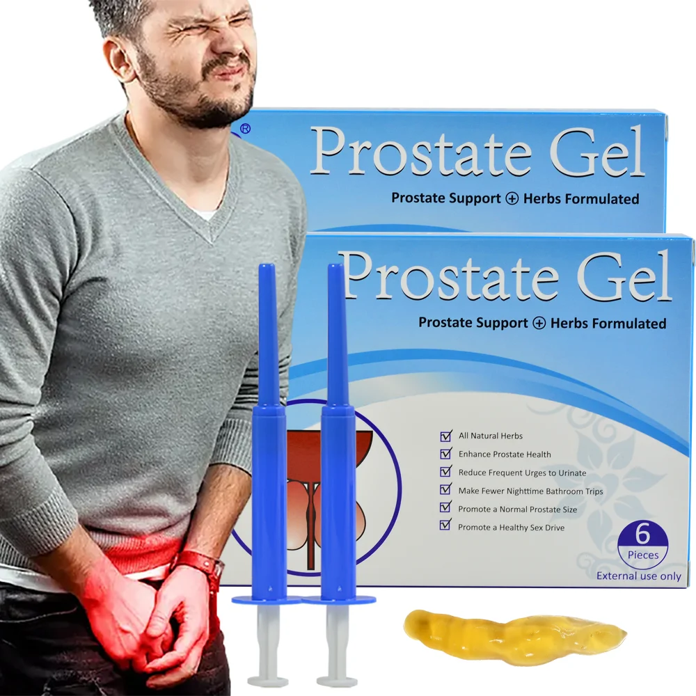 

30 Pcs/5 Packs Chinese Herbal Prostatic Gel Treatment For Male Urinary Infection Prostatitis Enlarged Prostate Medicine Ointment