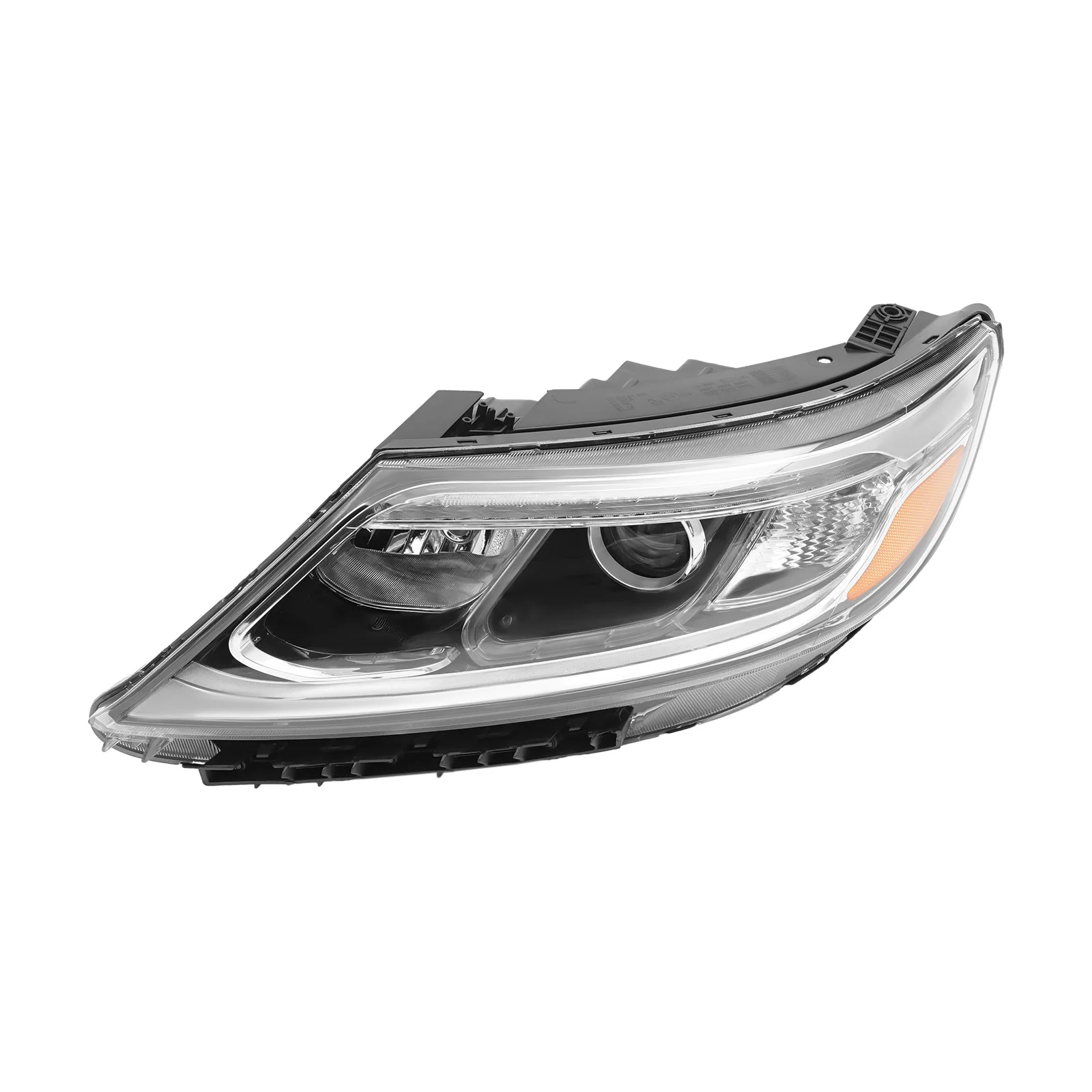 Vehicle Front Lighting Replacement Assembly, Passenger Side Headlight, PP+PC Halogen Headlight, Headlight for 2014-2015 Sorento EX SX Model