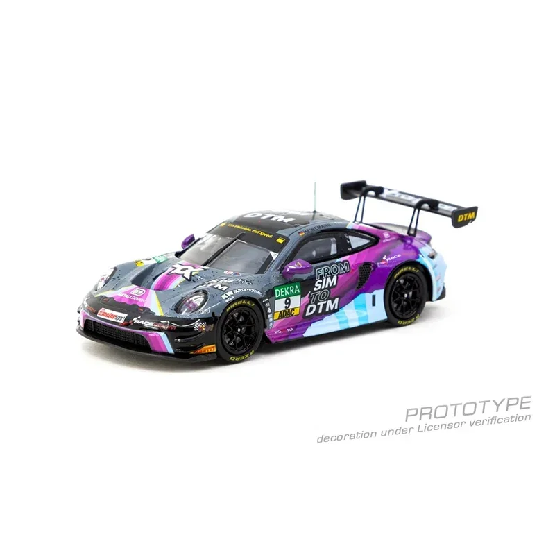 

PreSale Коллекционная Миниатюрная игрушка TW 992 GT3R DTM 2023, коллекционные модели автомобилей под давлением, Tarmac Works,