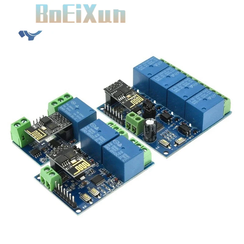 ESP8266 ESP-01 5V 1 2 4 Way WiFi Relay Module Things Smart Home Remote Control Switch ESP01 WIFI Wireless Module Phone APP