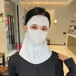 Mascarilla anti-UV 3D Seda de Hielo transpirable para verano