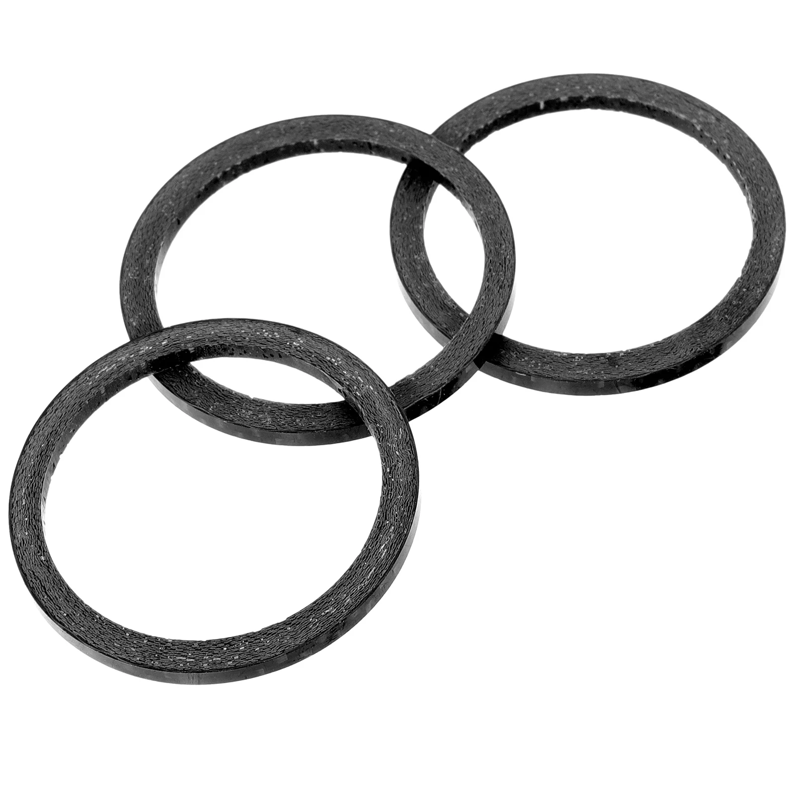 

3pcs Carbon Fiber Fork Washer Handlebar Stem Spacers 2MM Lightweight Headset Gasket Bike Accessories Mountain Road Bicycle