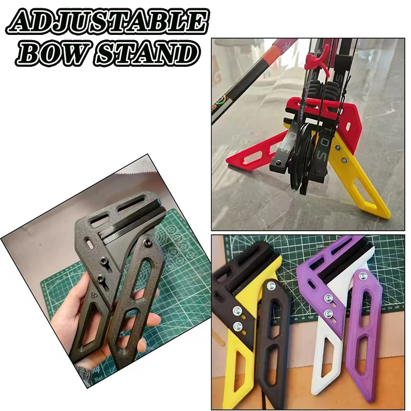 

Lightweight Adjustable Compound Bow Eight-Shaped Bow Stand Outdoor Portable Folding Bow Stand Bow And Arrow Archery Accessories