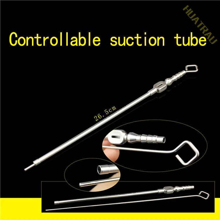 Controllable suction tube orthopedic instrument medical spine cerebral neurosurgery flexible suction device waterabsorption pipe