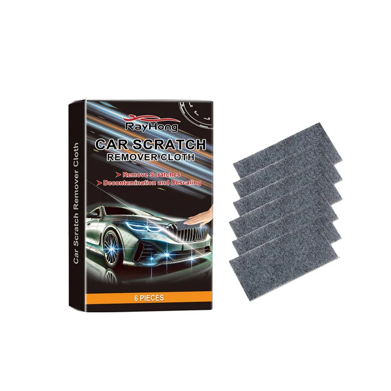 New 6PCS Nanosparkle Cloth Car Scratch Remover Repair Nano Sparkle Cloth Magic Cloth Scratch Remover Cleaning For Vehicles