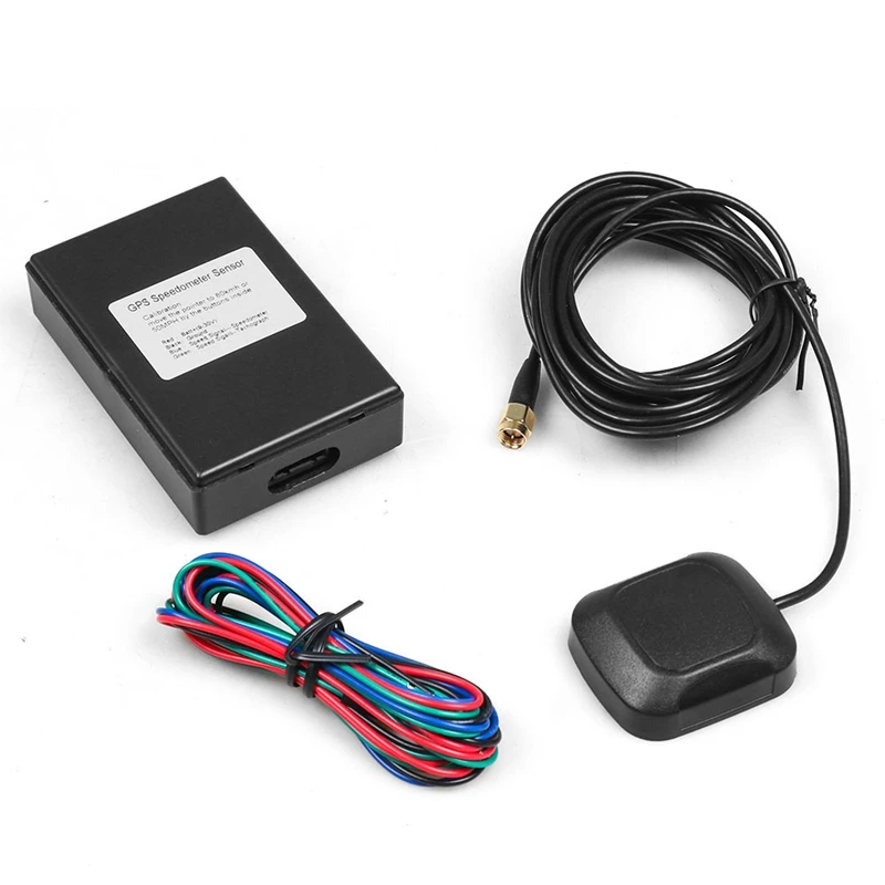 GPS Speedometer Sensor Adapter Kit For Speedometer Gauges - Antenna Install To Roof Or On Trunk