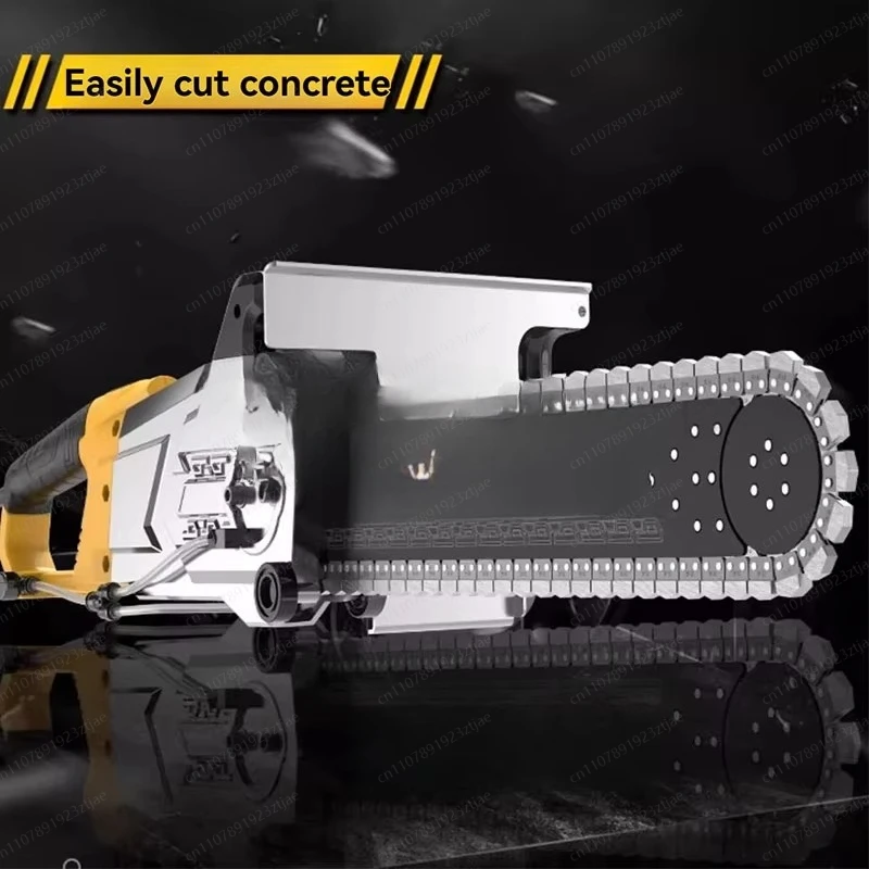 Brushless Diamond Concrete Wall Saw - High Power Dust-Free Cutting Machine for Stone & Masonry