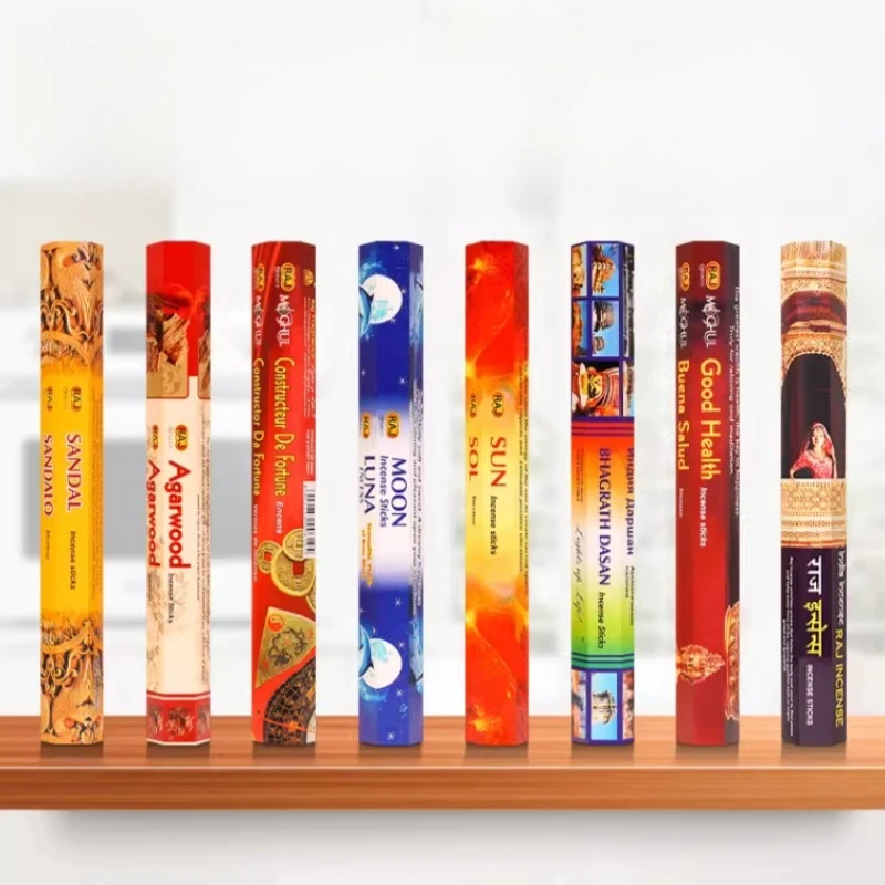 Authentic Indian Sandalwood Kamasutra Incense Sticks Premium Lavender Jasmine Flavor Home Tearoom Yoga Aromatherapy Air Freshing