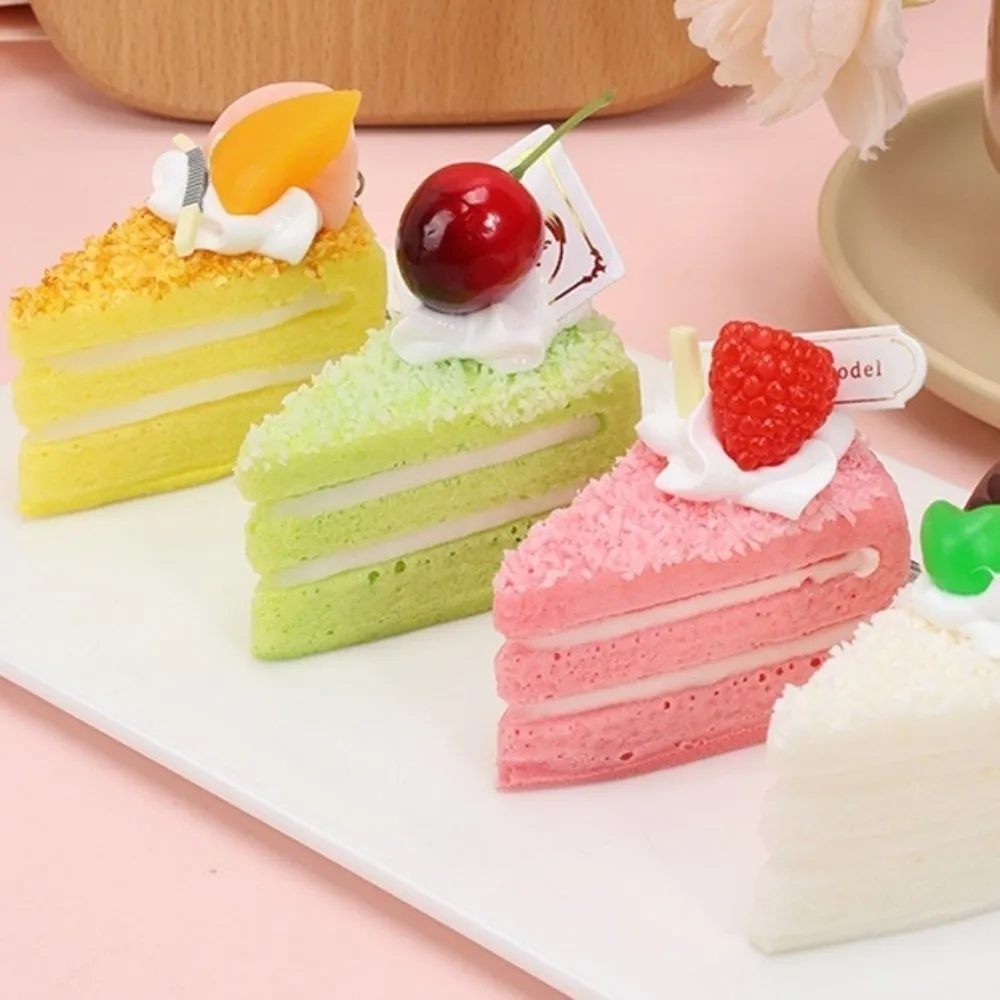 Creative Fruit Cake Squeezed Super Soft Anxiety Relief Simulation Cake Squishy Comfortable Funny Slow Rebound Fidget
