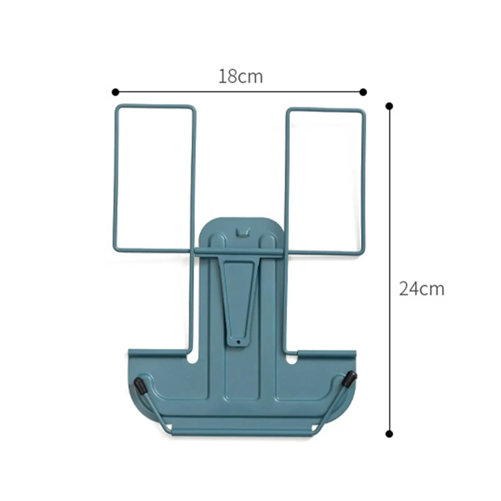 Portable Cookbook Holder Organizer Display Metal Recipe Book Stand for Kitchen Recipes