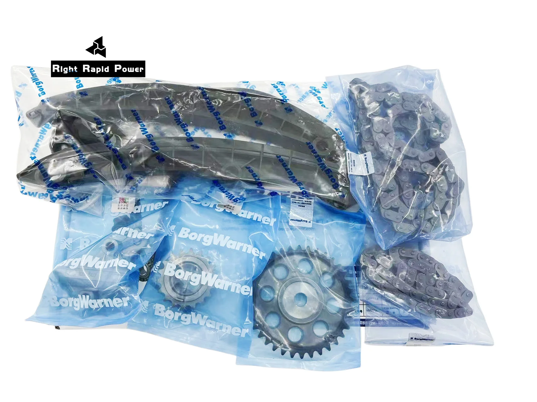 Timing Chain Kit (8 PCS) for VW Beetle Cabrio Eos CC Golf Plus GTI Jetta Passat Scirocco Touran Tiguan 1.6 03C109158A (EA111)