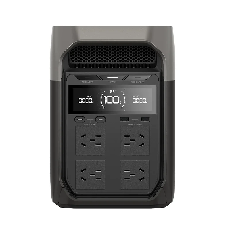 ECOFlow 3 1800W 충전식 휴대용 전력 공급 장치 캠핑 및 전력 분배용 백업 장비 썸네일 2
