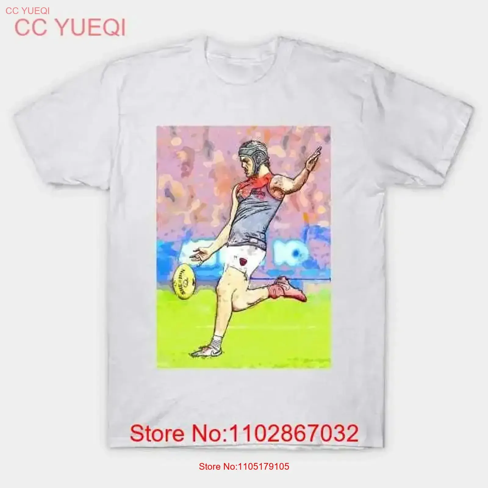 

Футболка Angus Brayshaw Melbourne Demons Made in Australia S 5XL, винтажный потертый слегка топ для повседневной носки, повседневная уличная одежда