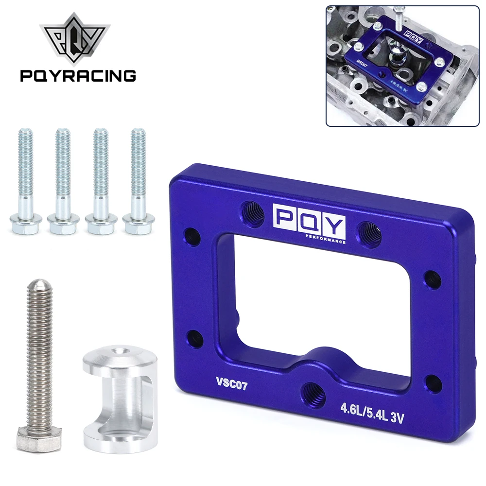 PQY - Engine Valve Spring Compressor Tool For Ford Mustang GT 4.6L 5.4L 3V Explorer Trac Magnetic Screw Retainer PQY-VSC07-QY