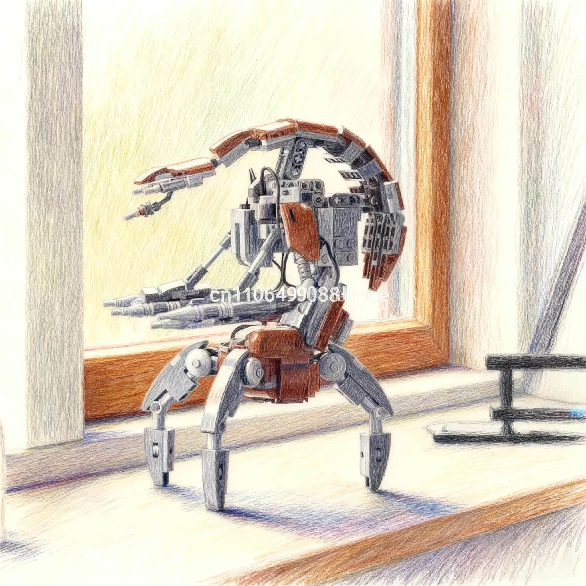 

Christmas gifts for movie fans and home decoration ideas for adults and children, 583 space combat robots