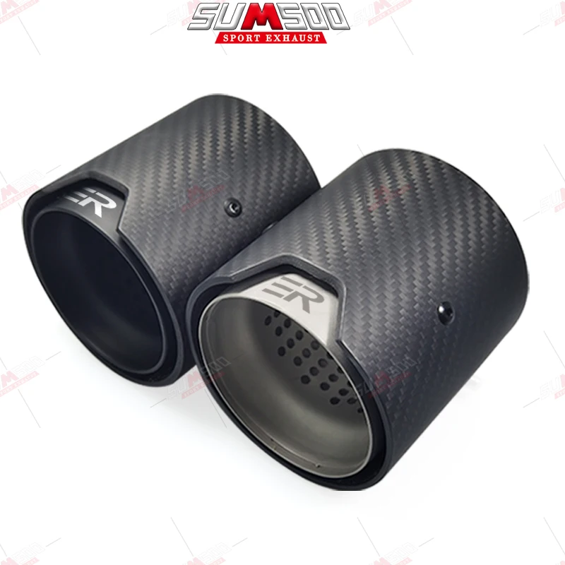 Genuine SUMSOO Glossy /Matte Carbon Fiber Exhaust tip Auspuffspitze for BMW M2 M3 M4 M135i M235i M140i M240i M335i M340i M435i