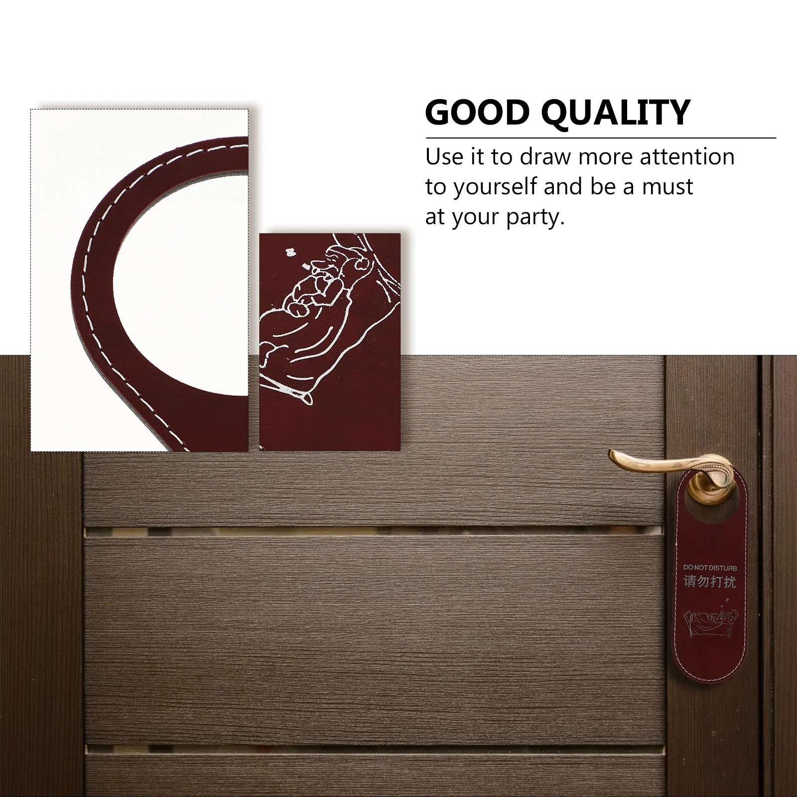 

3pcs Please Do Not Disturb Sign Double Sided Door Hanging For Hotel Party Supplies Mini Pendants Home Decoration