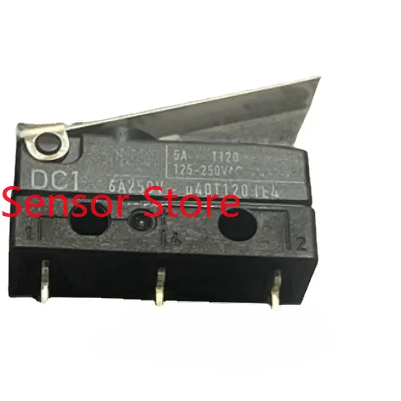 

10PCS DC1C-K7LC Automotive Micro Switch 3 Pins Bent Feet 6A PCB Board Pin With Pendulum Bar