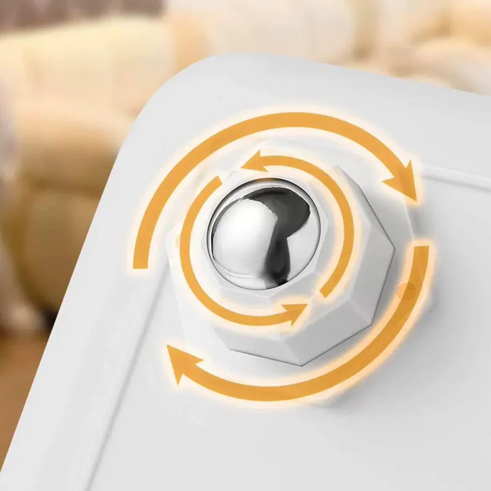 عجلات عالمية ذاتية اللصق عجلة دوارة بكرة صغيرة لصندوق تخزين الأثاث خزانة القمامة الأجهزة المنزلق الأسطوانة #4