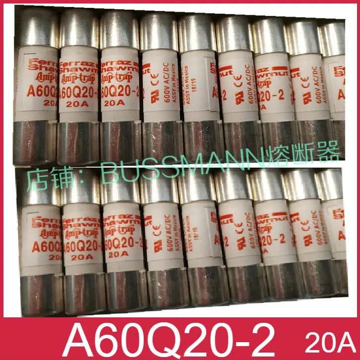 New original fuse A60Q30-2 A60Q6 A60Q10 A50Q15 A60Q20-2 A60Q2 5A/10A/15A/20A/25A/30A/40A 600V 10*38MM