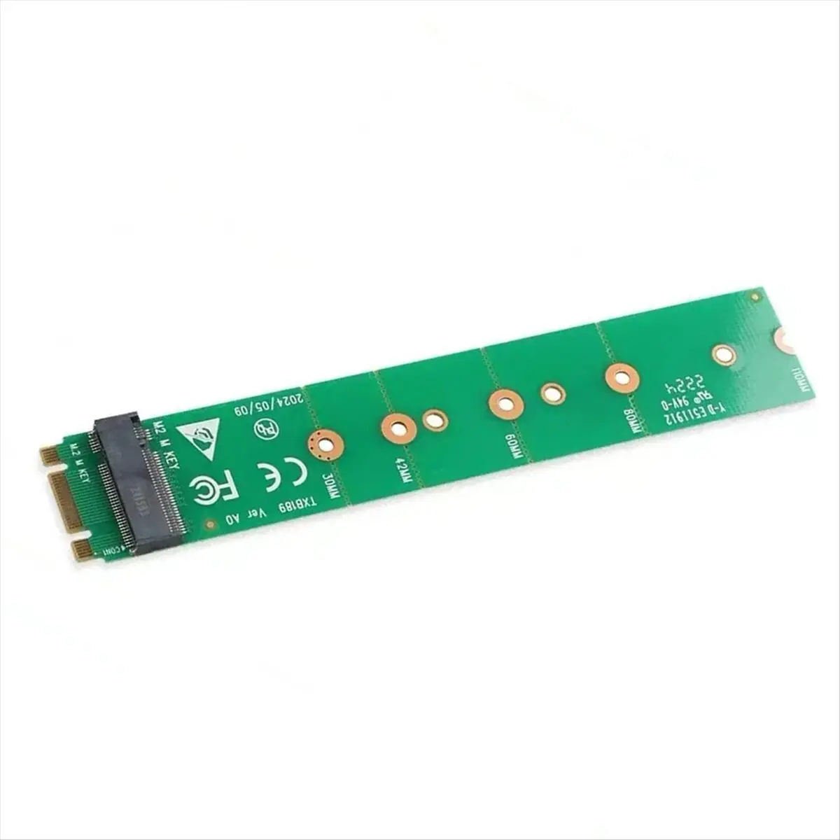 M.2 NVME Test Adapter Board Extension Card Mkey Solid State Drive Test Card 2242 to 2260
