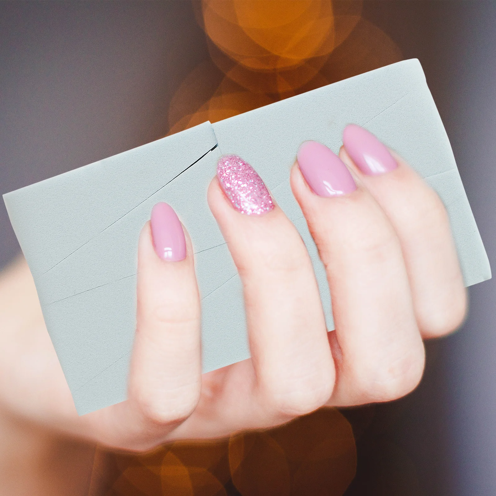 

24Pcs Manicure Sponge Gradient Nails DIY Tools Skin Friendly Not Easy to Break Elegant Fashionable Style Nail Art Sponge