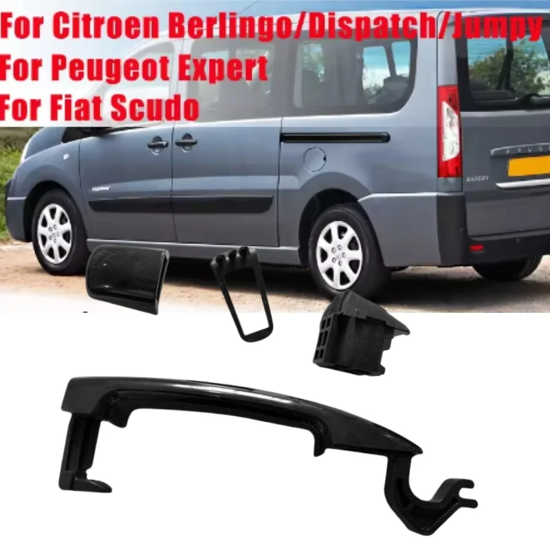 Car Exterior Door Handles For Citroen Berlingo/Dispatch/Jumpy For Peugeot Expert For Fiat Scudo Sliding Door Handle 9681732188