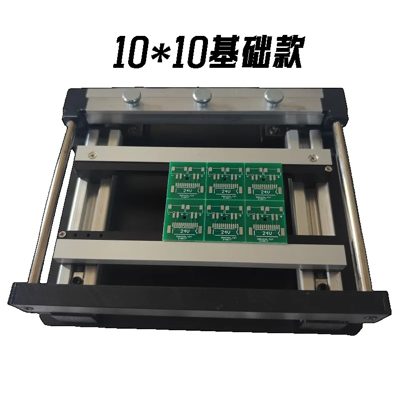 PCB steel mesh solder paste printing table Steel sheet SMT solder paste printing Manual small screen printing machine
